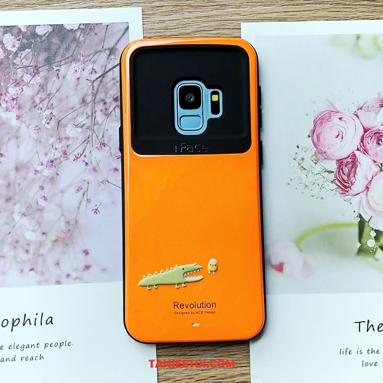 Etui Samsung Galaxy S9 Ring Ochraniacz Żółty, Pokrowce Samsung Galaxy S9 Anti-fall Telefon Komórkowy Gwiazda