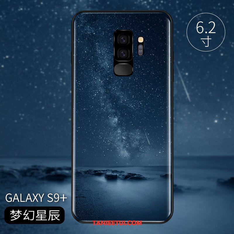 Etui Samsung Galaxy S9+ Szkło Osobowość Nubuku, Obudowa Samsung Galaxy S9+ Cienkie Lustro Czerwony Netto