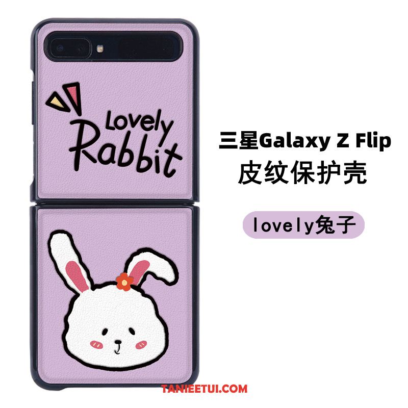 Etui Samsung Z Flip Ochraniacz Piękny Relief, Obudowa Samsung Z Flip Telefon Komórkowy Niebieski Gwiazda