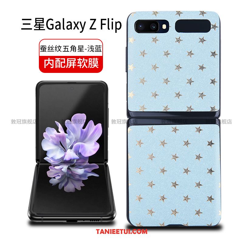 Etui Samsung Z Flip Ochraniacz Składać Czarny, Pokrowce Samsung Z Flip Anti-fall Gwiazda Telefon Komórkowy