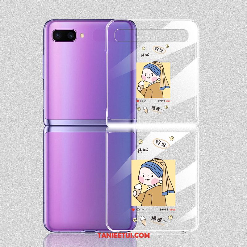 Etui Samsung Z Flip Ochraniacz Składać Kreskówka, Pokrowce Samsung Z Flip Gwiazda Przezroczysty Zakochani