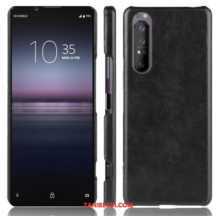 Etui Sony Xperia 1 Ii Litchi Trudno Skóra, Obudowa Sony Xperia 1 Ii Telefon Komórkowy Wzór Ochraniacz