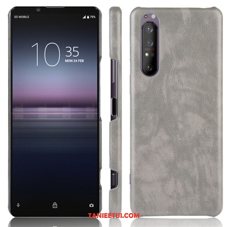 Etui Sony Xperia 1 Ii Litchi Trudno Skóra, Obudowa Sony Xperia 1 Ii Telefon Komórkowy Wzór Ochraniacz