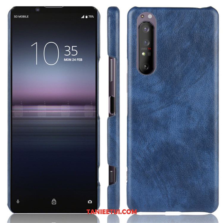 Etui Sony Xperia 1 Ii Litchi Trudno Skóra, Obudowa Sony Xperia 1 Ii Telefon Komórkowy Wzór Ochraniacz