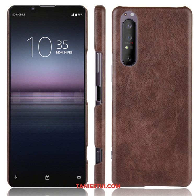 Etui Sony Xperia 1 Ii Litchi Trudno Skóra, Obudowa Sony Xperia 1 Ii Telefon Komórkowy Wzór Ochraniacz