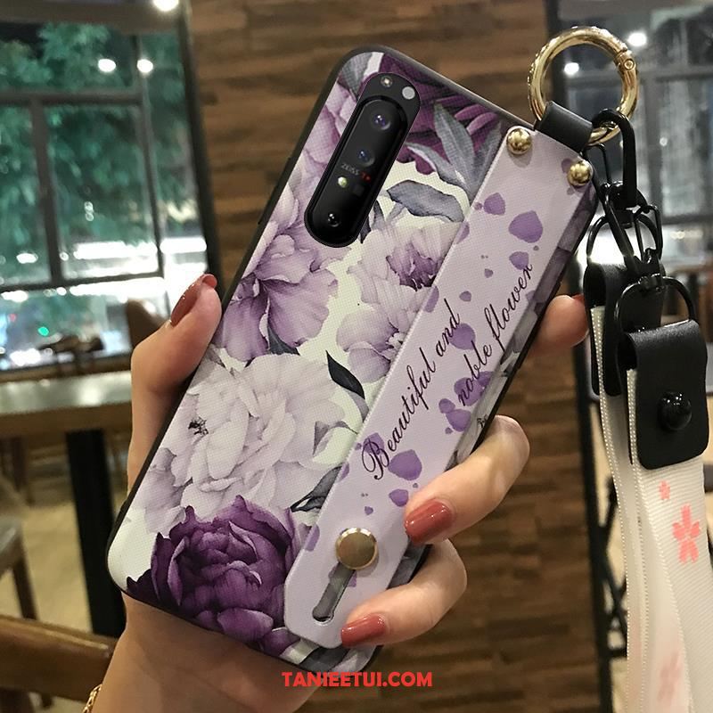 Etui Sony Xperia 1 Ii Ochraniacz Wiszące Ozdoby Miękki, Futerał Sony Xperia 1 Ii Świeży Sakura Kwiaty