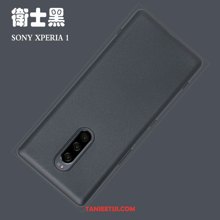 Etui Sony Xperia 1 Silikonowe Nubuku Anti-fall, Obudowa Sony Xperia 1 Czerwony Miękki Cienkie