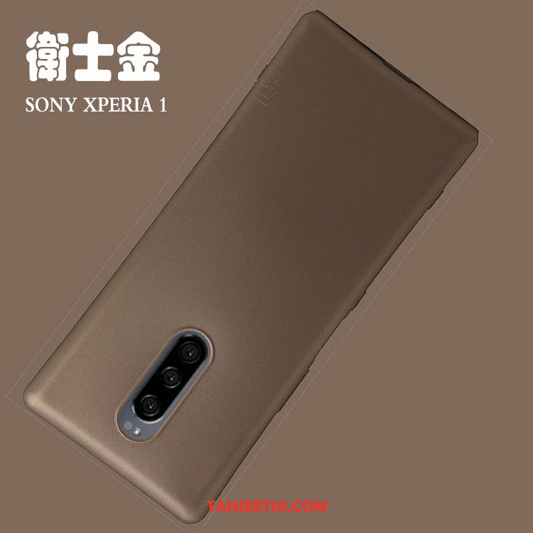 Etui Sony Xperia 1 Silikonowe Nubuku Anti-fall, Obudowa Sony Xperia 1 Czerwony Miękki Cienkie