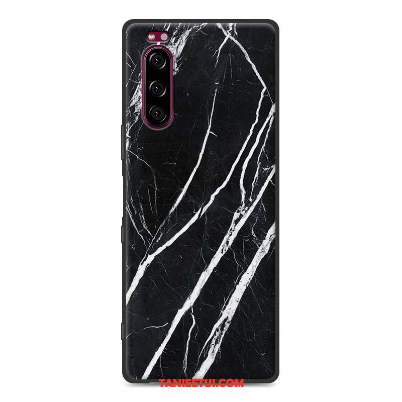 Etui Sony Xperia 5 Miękki Telefon Komórkowy Proste, Obudowa Sony Xperia 5 Wzór Silikonowe Duży Braun