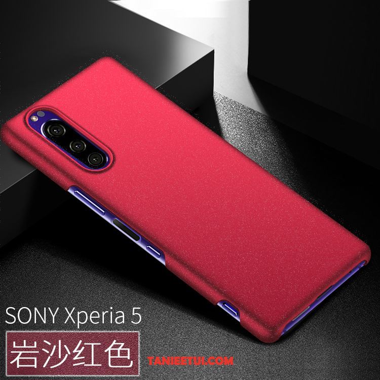 Etui Sony Xperia 5 Ochraniacz Nubuku Telefon Komórkowy, Pokrowce Sony Xperia 5 Anti-fall Trudno Zielony