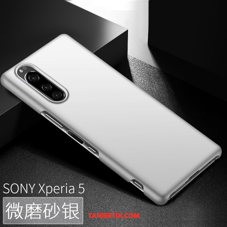 Etui Sony Xperia 5 Ochraniacz Nubuku Telefon Komórkowy, Pokrowce Sony Xperia 5 Anti-fall Trudno Zielony