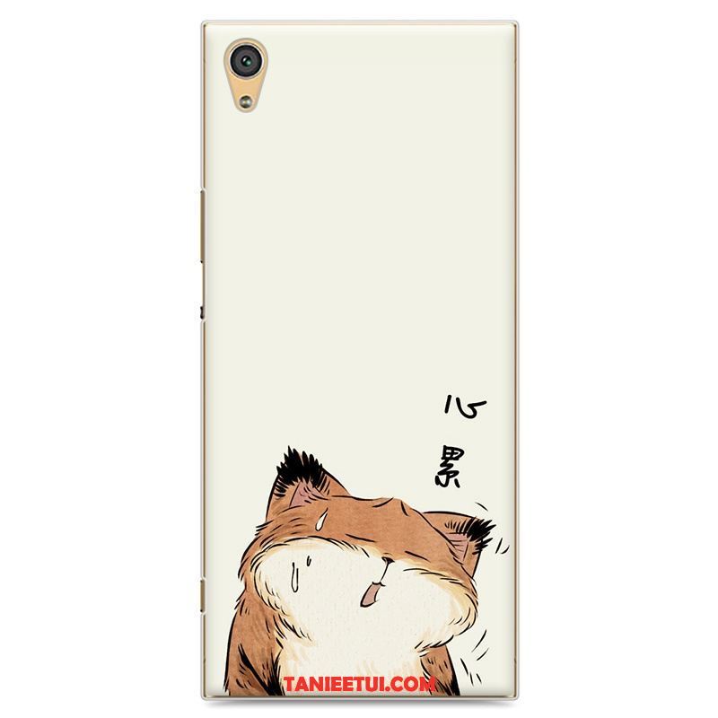 Etui Sony Xperia E5 Anti-fall Trudno Telefon Komórkowy, Obudowa Sony Xperia E5 Ochraniacz Kreskówka Piękny Beige