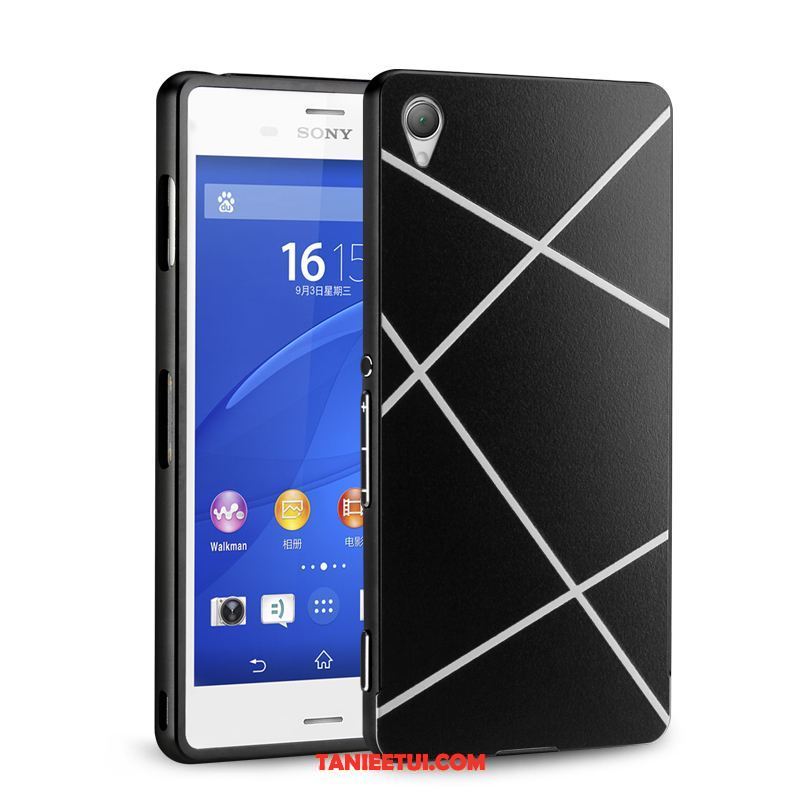 Etui Sony Xperia E5 Metal Ochraniacz Telefon Komórkowy, Futerał Sony Xperia E5 Anti-fall Granica Tylna Pokrywa