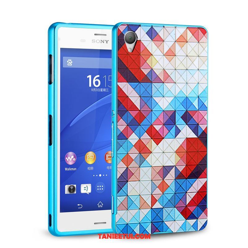 Etui Sony Xperia E5 Metal Ochraniacz Telefon Komórkowy, Futerał Sony Xperia E5 Anti-fall Granica Tylna Pokrywa