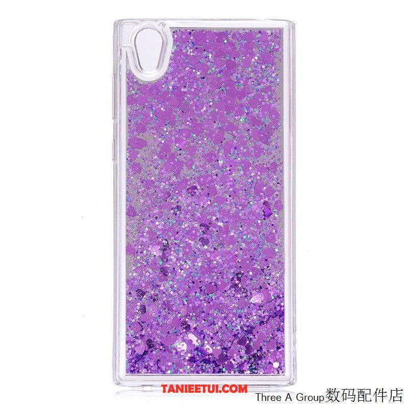Etui Sony Xperia L1 Telefon Komórkowy All Inclusive Liquid, Pokrowce Sony Xperia L1 Quicksand Purpurowy Płynąć