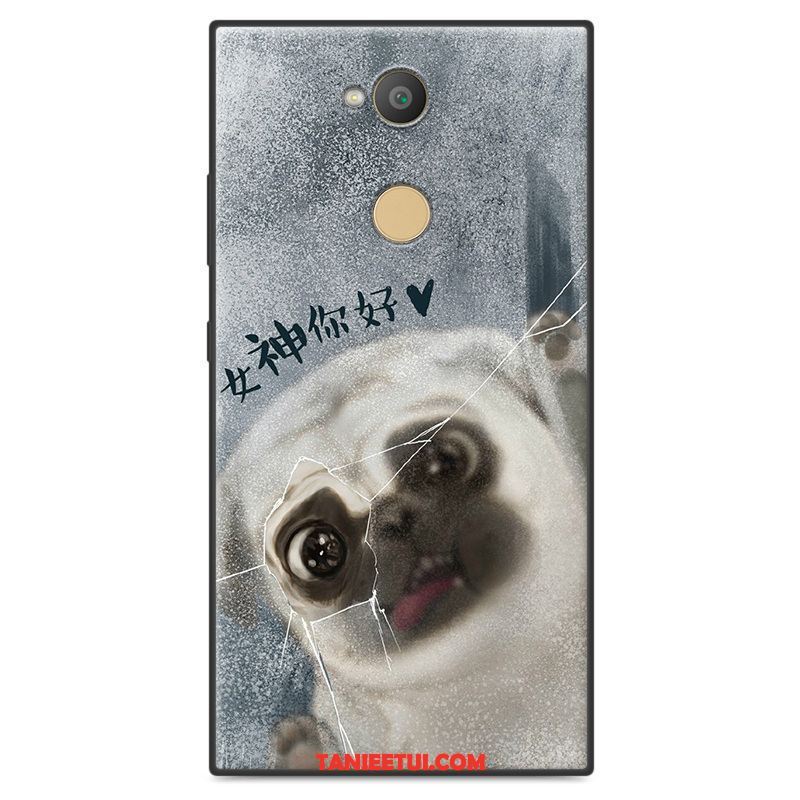 Etui Sony Xperia L2 Anti-fall Kreskówka Czerwony, Obudowa Sony Xperia L2 Telefon Komórkowy Miękki Nubuku