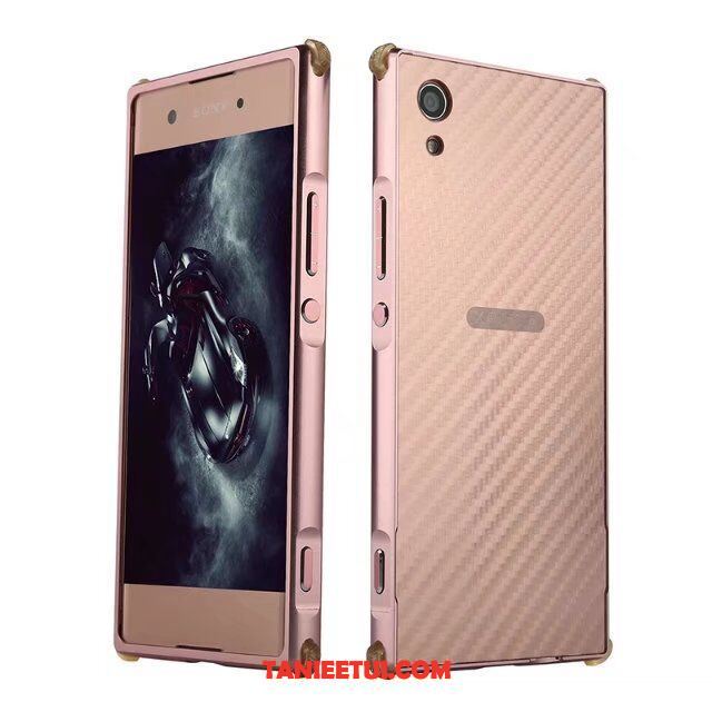 Etui Sony Xperia Xa Ultra Ochraniacz Granica Zielony, Futerał Sony Xperia Xa Ultra Trudno Włókno Wzór