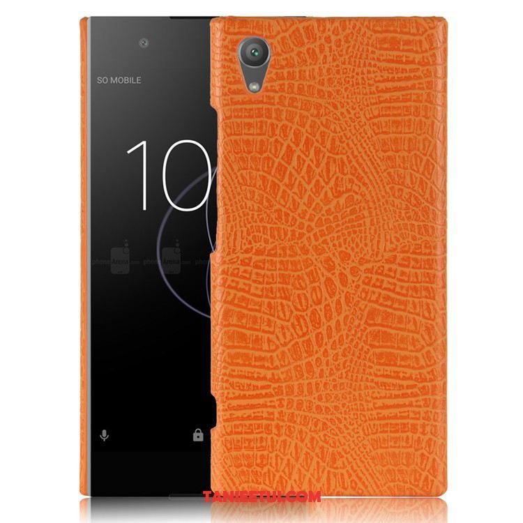 Etui Sony Xperia Xa1 Plus Telefon Komórkowy Krokodyl Trudno, Obudowa Sony Xperia Xa1 Plus Ochraniacz Czarny