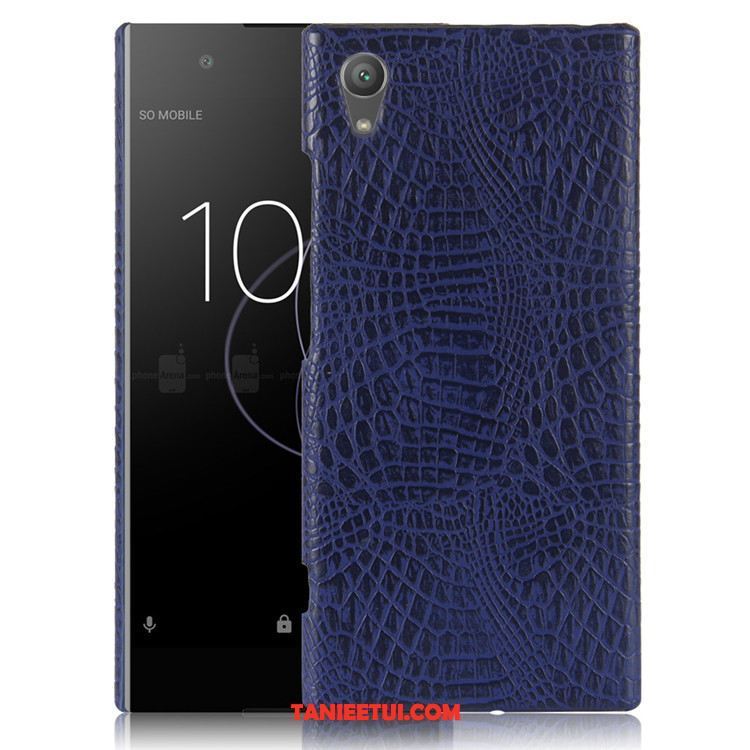 Etui Sony Xperia Xa1 Plus Telefon Komórkowy Krokodyl Trudno, Obudowa Sony Xperia Xa1 Plus Ochraniacz Czarny