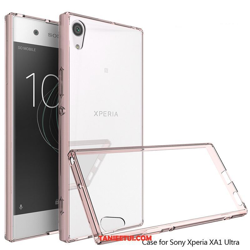 Etui Sony Xperia Xa1 Ultra Czarny Przezroczysty Anti-fall, Futerał Sony Xperia Xa1 Ultra Telefon Komórkowy Miękki Trudno