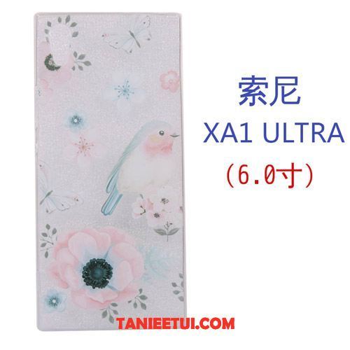 Etui Sony Xperia Xa1 Ultra Telefon Komórkowy Kreatywne Kreskówka, Futerał Sony Xperia Xa1 Ultra Silikonowe Miękki Purpurowy