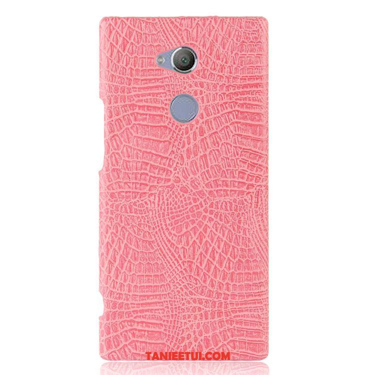 Etui Sony Xperia Xa2 Telefon Komórkowy Trudno Proszek, Obudowa Sony Xperia Xa2 Czarny Wzór Krokodyla Vintage