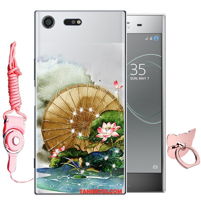 Etui Sony Xperia Xz Premium Kreskówka Miękki Telefon Komórkowy, Obudowa Sony Xperia Xz Premium Ochraniacz All Inclusive Zielony