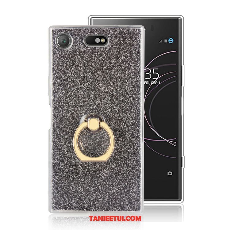 Etui Sony Xperia Xz1 Compact Miękki Silikonowe Anti-fall, Pokrowce Sony Xperia Xz1 Compact Czarny Proszek Telefon Komórkowy