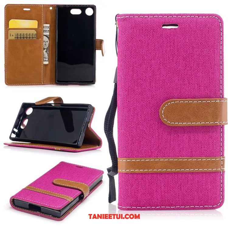 Etui Sony Xperia Xz1 Compact Purpurowy Telefon Komórkowy Denim, Futerał Sony Xperia Xz1 Compact Miękki Silikonowe Ciemno