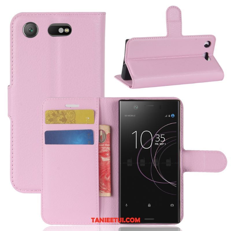 Etui Sony Xperia Xz1 Compact Wspornik Telefon Komórkowy All Inclusive, Pokrowce Sony Xperia Xz1 Compact Skórzany Futerał Ochraniacz Karta Braun