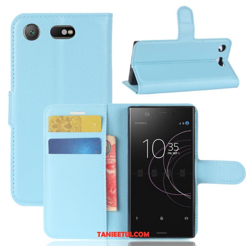 Etui Sony Xperia Xz1 Compact Wspornik Telefon Komórkowy All Inclusive, Pokrowce Sony Xperia Xz1 Compact Skórzany Futerał Ochraniacz Karta Braun