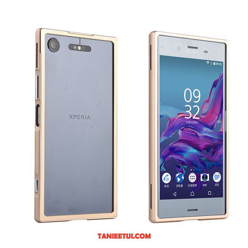 Etui Sony Xperia Xz1 Metal Cienkie Czarny, Obudowa Sony Xperia Xz1 Trudno Granica Telefon Komórkowy