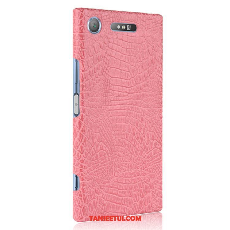 Etui Sony Xperia Xz1 Ochraniacz Vintage Skóra, Futerał Sony Xperia Xz1 Telefon Komórkowy Trudno Krokodyl Braun