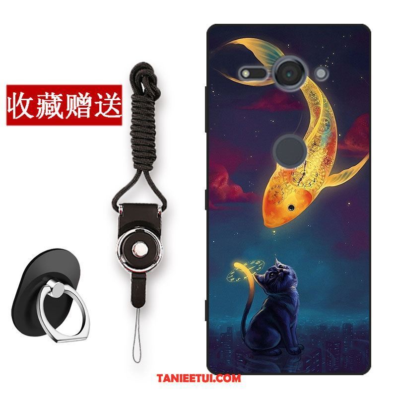 Etui Sony Xperia Xz2 Compact All Inclusive Telefon Komórkowy Ciemno, Obudowa Sony Xperia Xz2 Compact Proste Ochraniacz Czarny