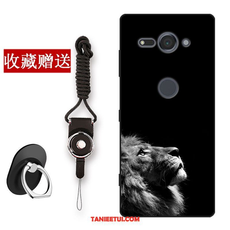 Etui Sony Xperia Xz2 Compact All Inclusive Telefon Komórkowy Ciemno, Obudowa Sony Xperia Xz2 Compact Proste Ochraniacz Czarny