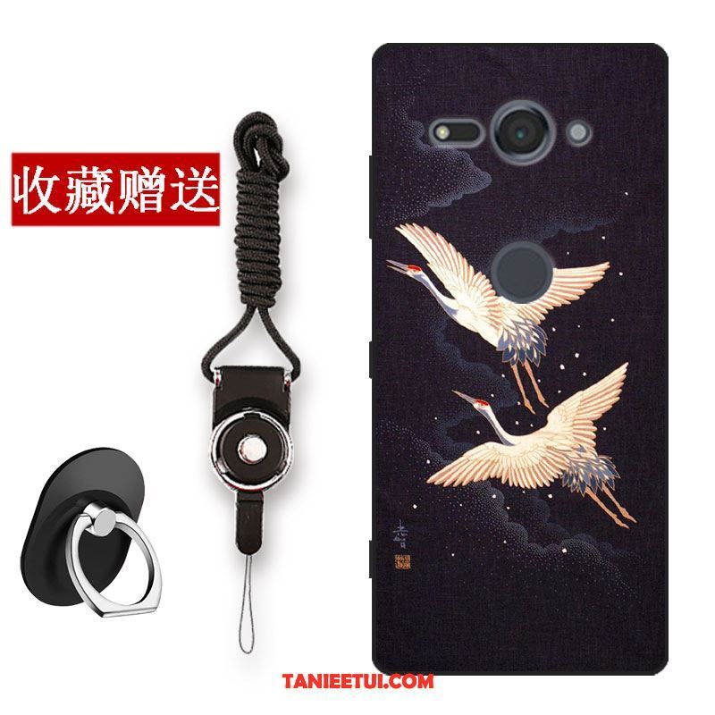 Etui Sony Xperia Xz2 Compact All Inclusive Telefon Komórkowy Ciemno, Obudowa Sony Xperia Xz2 Compact Proste Ochraniacz Czarny