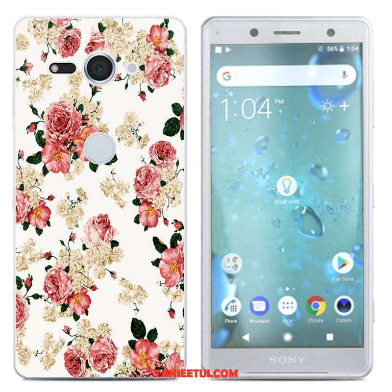 Etui Sony Xperia Xz2 Compact Telefon Komórkowy Silikonowe Kreatywne, Pokrowce Sony Xperia Xz2 Compact Niebieski