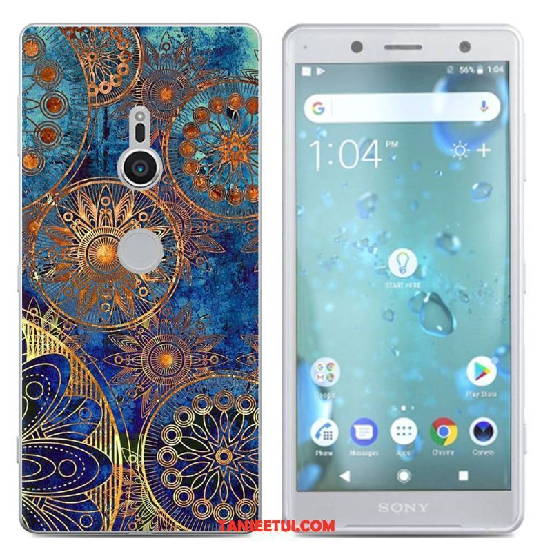 Etui Sony Xperia Xz2 Kreatywne Kreskówka Silikonowe Etui, Futerał Sony Xperia Xz2 Telefon Komórkowy Szary Proste