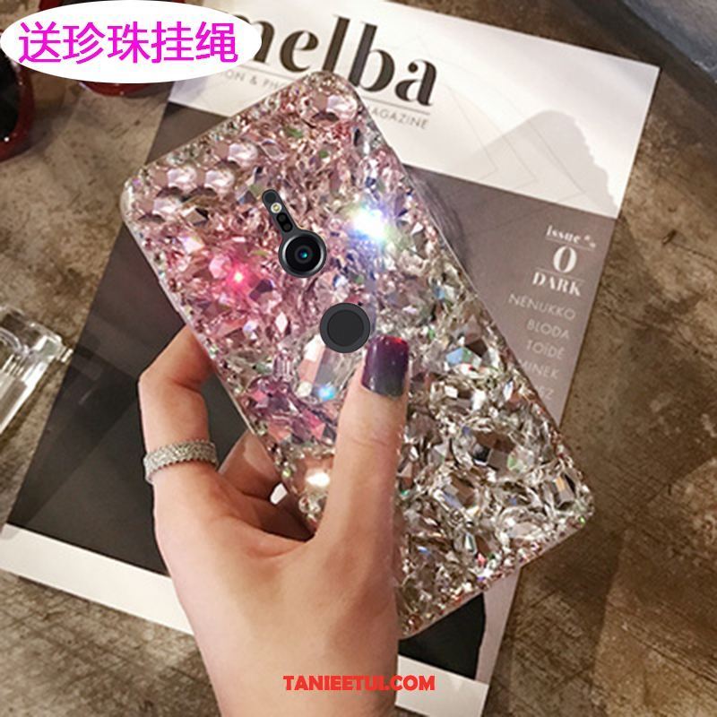 Etui Sony Xperia Xz2 Zielony Telefon Komórkowy Ochraniacz, Obudowa Sony Xperia Xz2 Modna Marka Rhinestone Czerwony Netto