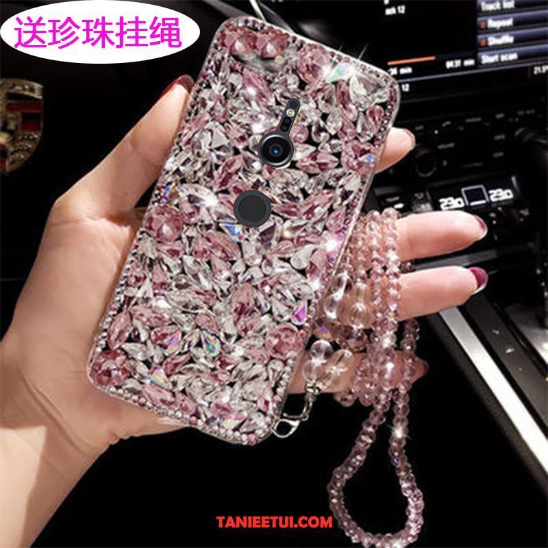 Etui Sony Xperia Xz2 Zielony Telefon Komórkowy Ochraniacz, Obudowa Sony Xperia Xz2 Modna Marka Rhinestone Czerwony Netto