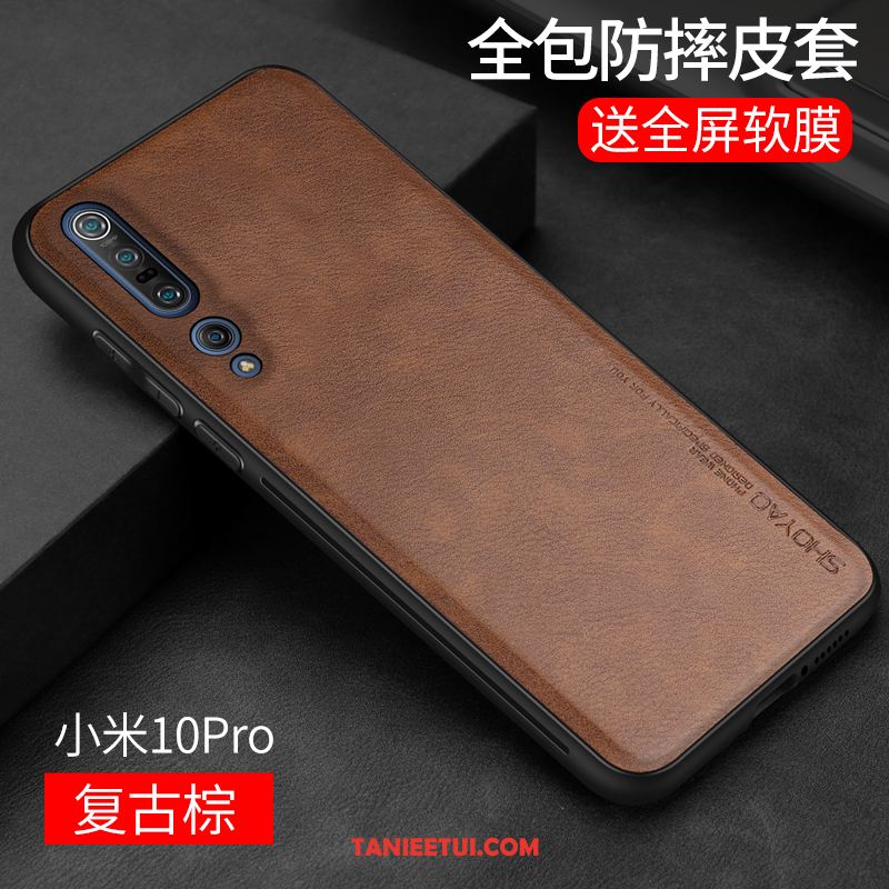 Etui Xiaomi Mi 10 Pro All Inclusive Anti-fall Biznes, Obudowa Xiaomi Mi 10 Pro Ochraniacz Osobowość Proste Beige