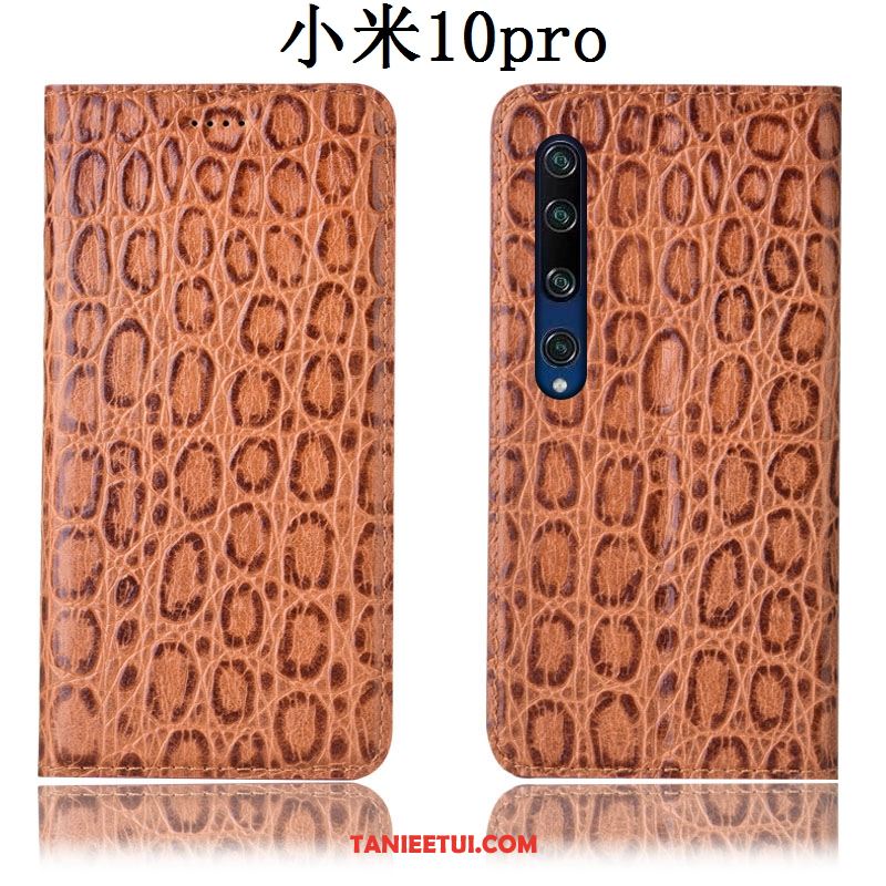 Etui Xiaomi Mi 10 Pro All Inclusive Młodzież Anti-fall, Futerał Xiaomi Mi 10 Pro Czarny Ochraniacz Skórzany Beige