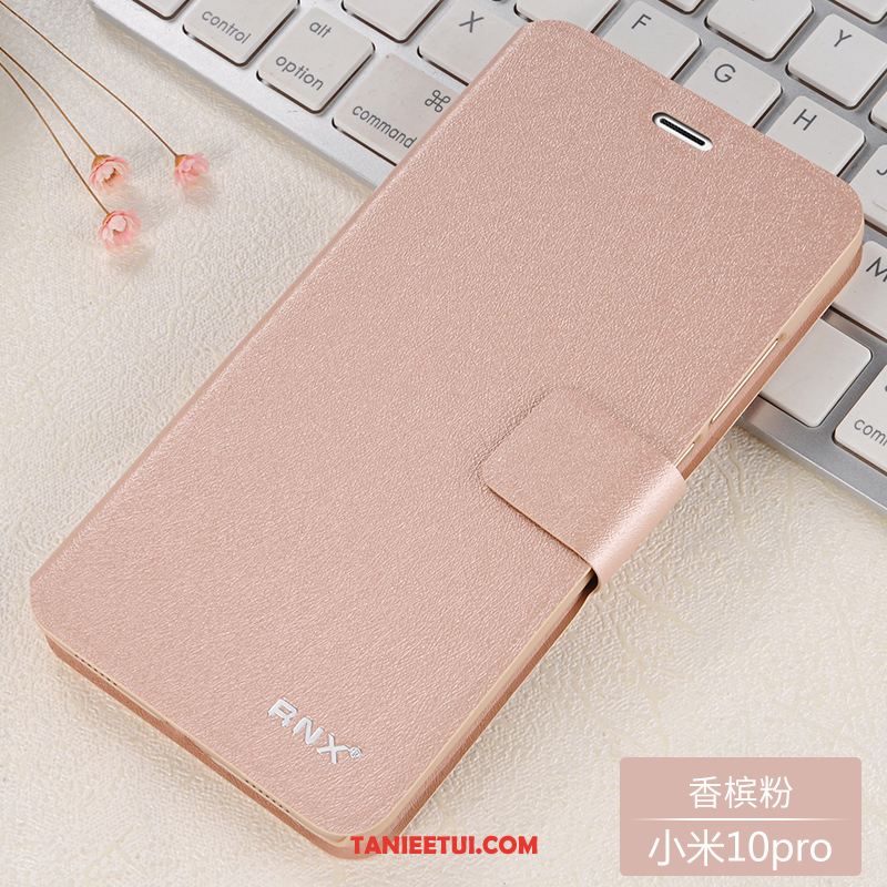 Etui Xiaomi Mi 10 Pro Klapa All Inclusive Skórzany, Futerał Xiaomi Mi 10 Pro Telefon Komórkowy Ochraniacz Mały Beige