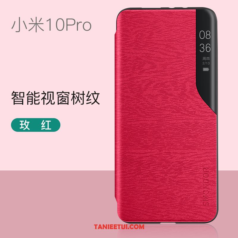 Etui Xiaomi Mi 10 Pro Miękki Akcesoria Przezroczysty, Obudowa Xiaomi Mi 10 Pro Niebieski Anti-fall Skórzany Futerał Beige