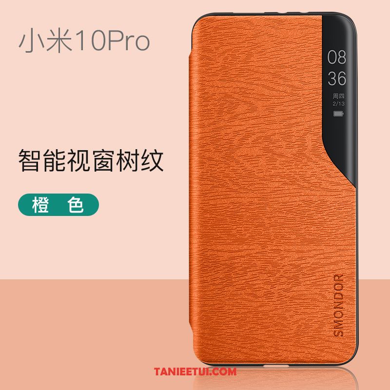 Etui Xiaomi Mi 10 Pro Miękki Akcesoria Przezroczysty, Obudowa Xiaomi Mi 10 Pro Niebieski Anti-fall Skórzany Futerał Beige