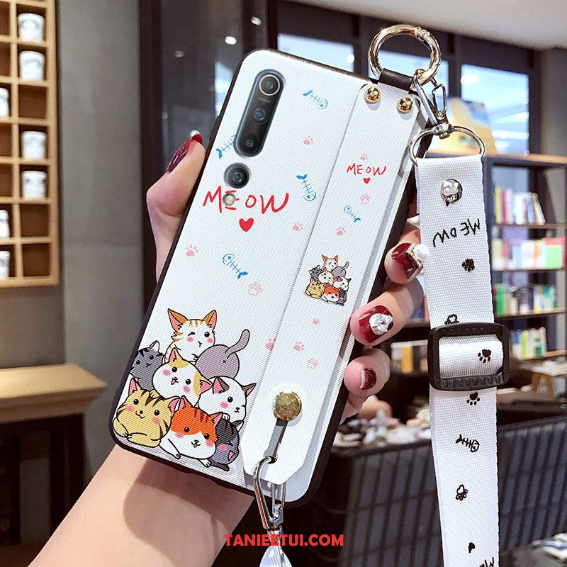 Etui Xiaomi Mi 10 Silikonowe Czerwony Anti-fall, Futerał Xiaomi Mi 10 Mały Czerwony Netto Kreskówka Beige