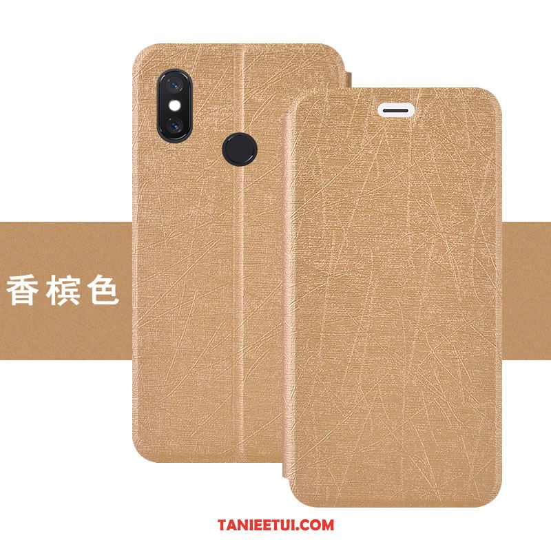 Etui Xiaomi Mi 8 All Inclusive Skórzany Futerał Miękki, Obudowa Xiaomi Mi 8 Telefon Komórkowy Wspornik Mały Beige