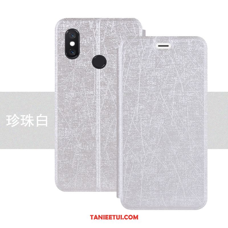 Etui Xiaomi Mi 8 All Inclusive Skórzany Futerał Miękki, Obudowa Xiaomi Mi 8 Telefon Komórkowy Wspornik Mały Beige