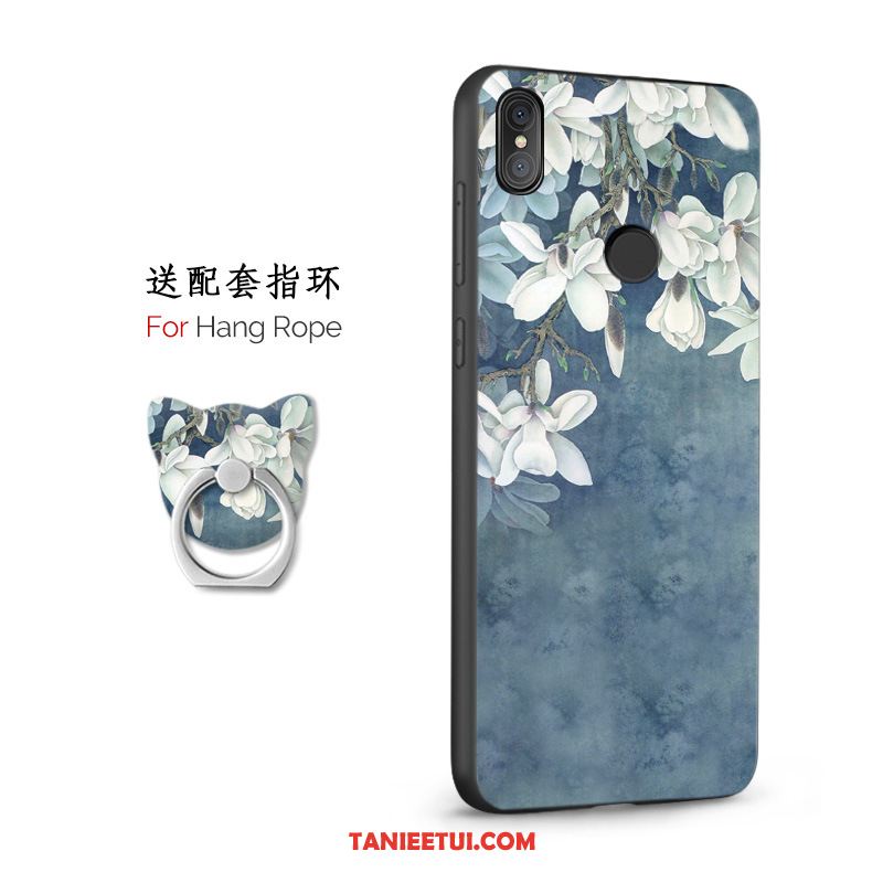 Etui Xiaomi Mi 8 Czarny Telefon Komórkowy Vintage, Futerał Xiaomi Mi 8 Anti-fall Chiński Styl Wspornik Beige