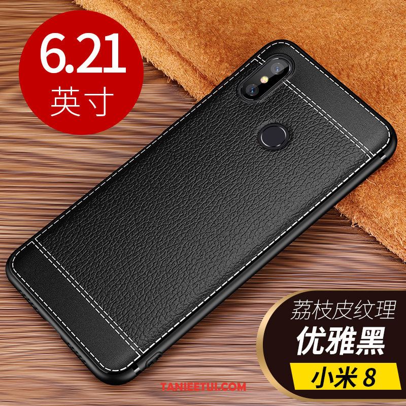 Etui Xiaomi Mi 8 Lekki I Cienki Cienkie Miękki, Futerał Xiaomi Mi 8 Telefon Komórkowy Biznes Mały Beige